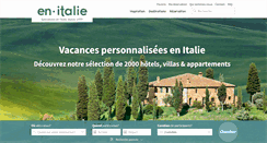 Desktop Screenshot of en-italie.fr
