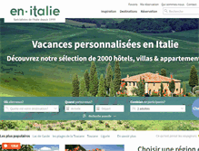 Tablet Screenshot of en-italie.fr